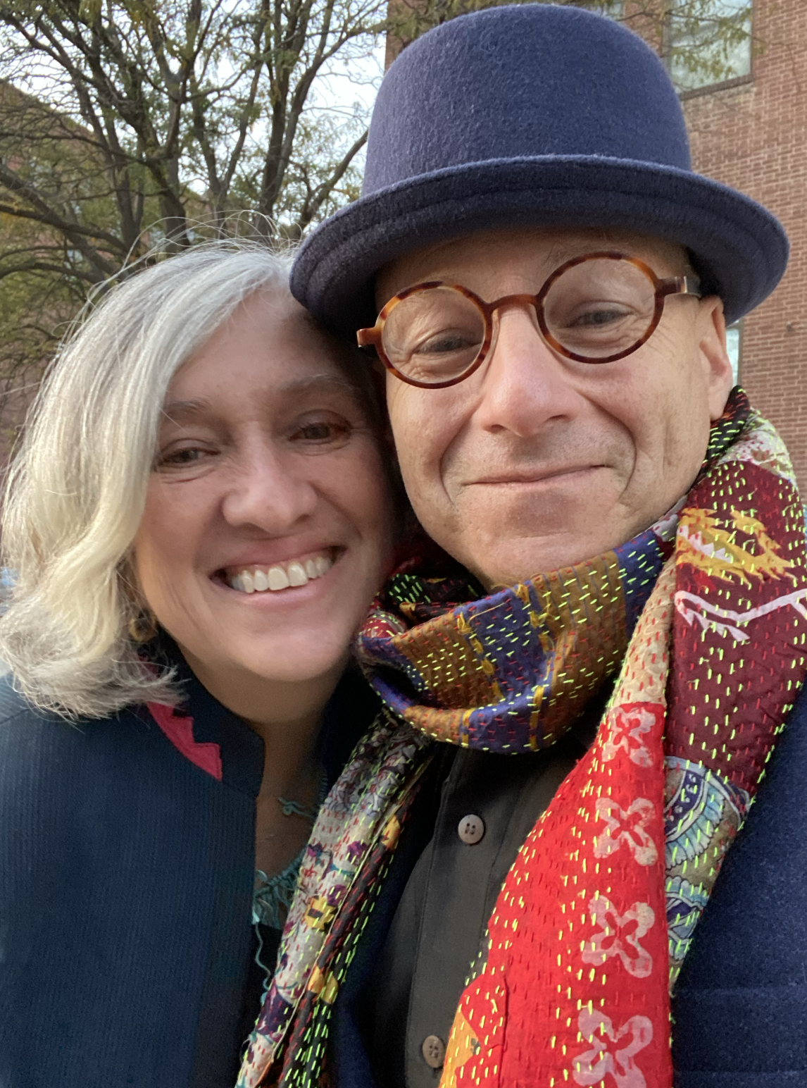 Populus Fund 2024 Grantee Fiendish Plots portrait of artists Nancy Friedemann Sánchez and Charley Friedman